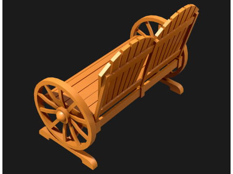 Лавка Graden3 3D Модель