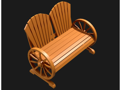 Лавка Graden3 3D Модель