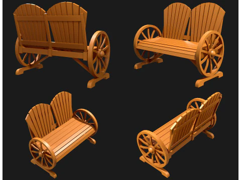 Graden Bench3 3D Model
