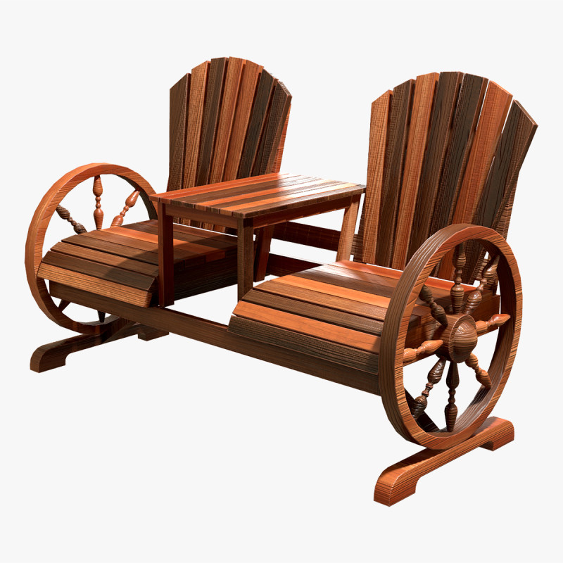 Gradenbank4 3D Model .c4d .max .obj .3ds .fbx .stl .blend