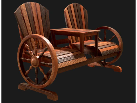 Graden Bench4 3D Model