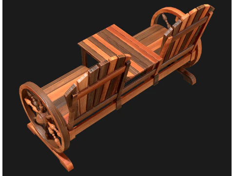 Graden Bench4 3D Model