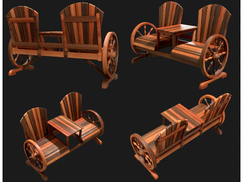 Graden Bench4 3D Model