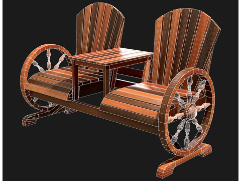 Graden Bench4 3D Model