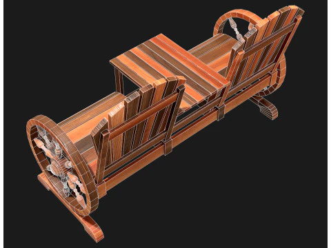 Graden Bench4 3D Model