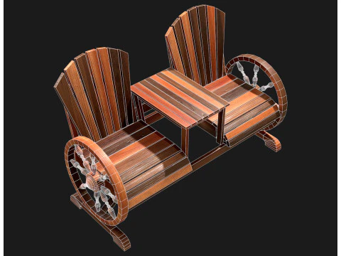 Graden Bench4 3D Model