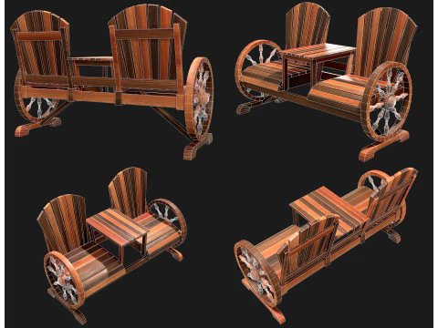 Graden Bench4 3D Model
