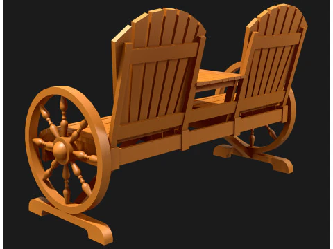 Graden Bench4 3D Model