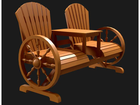 Graden Bench4 3D Model
