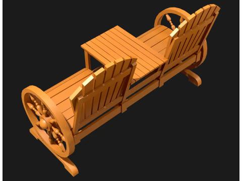 Graden Bench4 3D Model