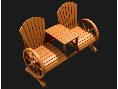 Graden Bench4 3D Model