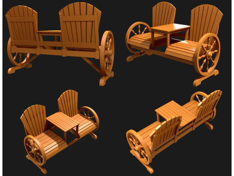 Graden Bench4 3D Model