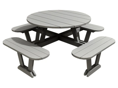 Panca da picnic6 Modello 3D