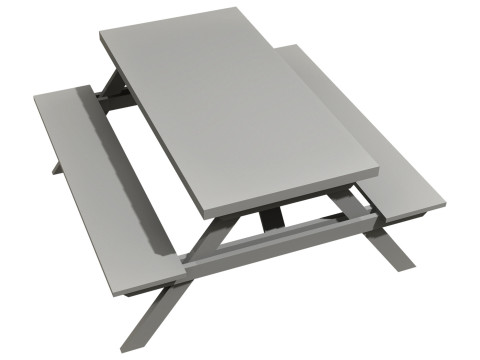 Banco de piquenique7 Modelo 3D