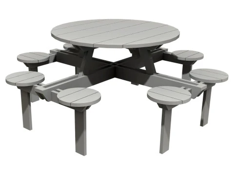 Picnic bench8 3D Model