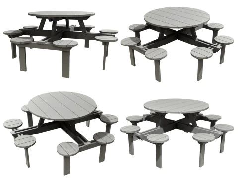 Picnic bench8 3D Model
