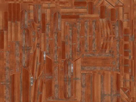 野餐长凳8 3D 模型