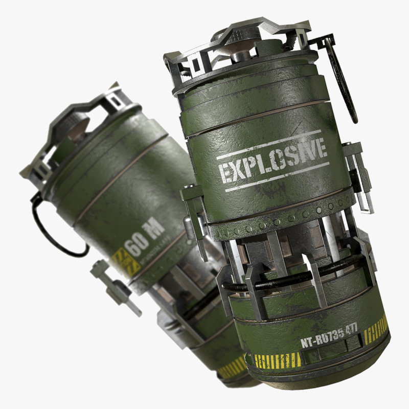 El bombası konsepti1 3D Model .c4d .max .obj .3ds .fbx .stl .blend 