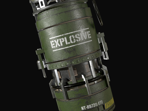 El bombası konsepti1 3D Model