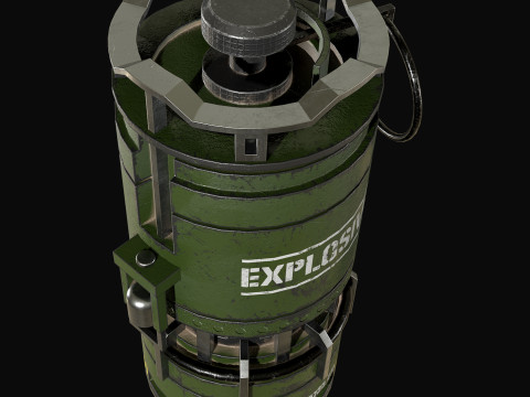 El bombası konsepti1 3D Model