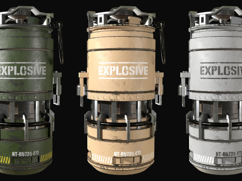 El bombası konsepti1 3D Model