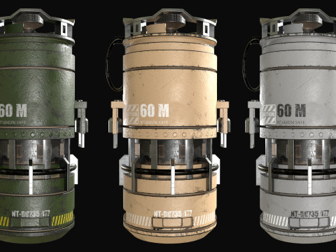 El bombası konsepti1 3D Model