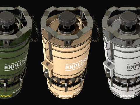 Granaatconcept1 3D Model