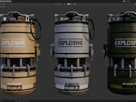 El bombası konsepti1 3D Model