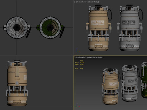 El bombası konsepti1 3D Model