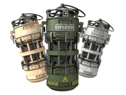 Granatenkonzept2 3D Modell