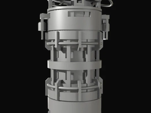 Grenade Concept2 3D Model