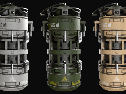 Granatenkonzept2 3D Modell