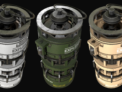 Granatenkonzept2 3D Modell