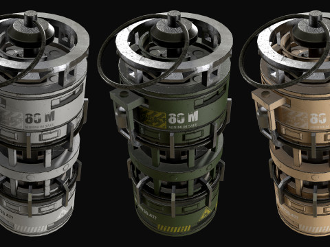 Granatenkonzept2 3D Modell