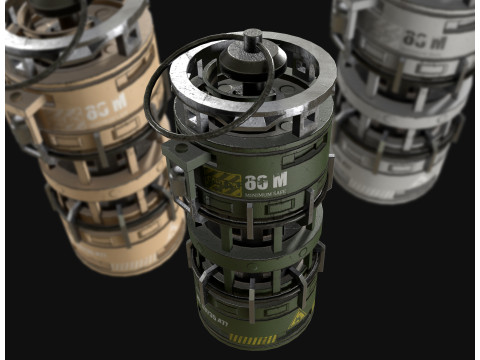 Granatenkonzept2 3D Modell