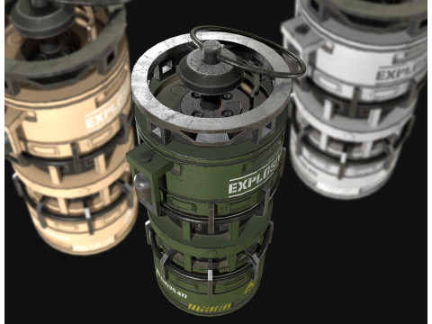 Granatenkonzept2 3D Modell