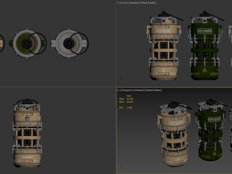 Granatenkonzept2 3D Modell