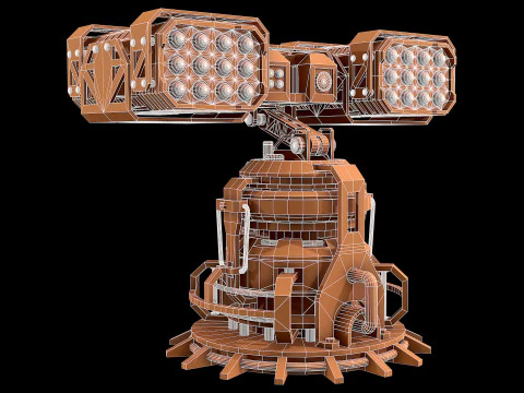 미사일 발사기 2 - 클레이 3D 모델