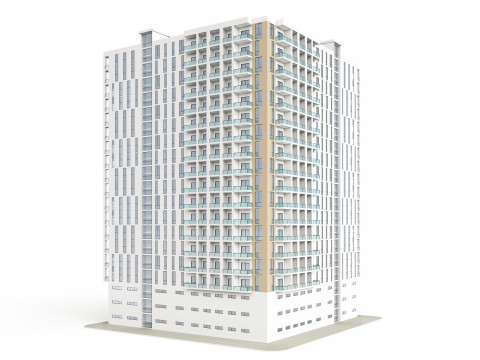 Edificio de Uso Mixto 1 Modelo 3D