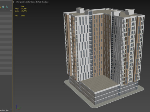 Edificio de Uso Mixto 1 Modelo 3D