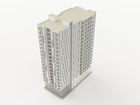 Edificio de Uso Mixto 3 Modelo 3D