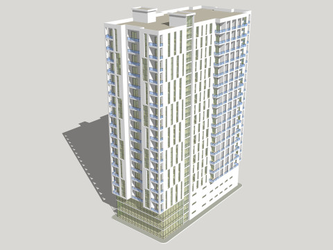 Edificio de Uso Mixto 3 Modelo 3D