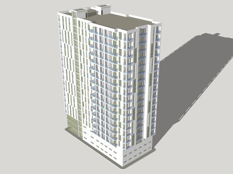 Edificio de Uso Mixto 3 Modelo 3D