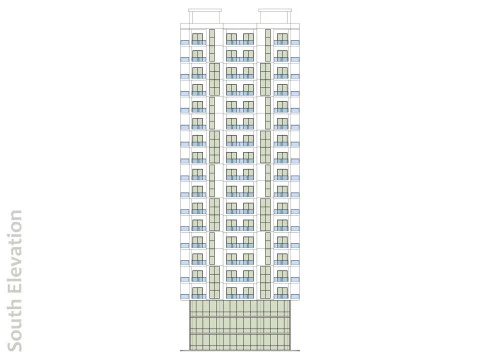 Mixed Use Building 3 3D Model