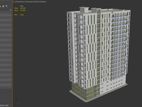 Edificio de Uso Mixto 3 Modelo 3D