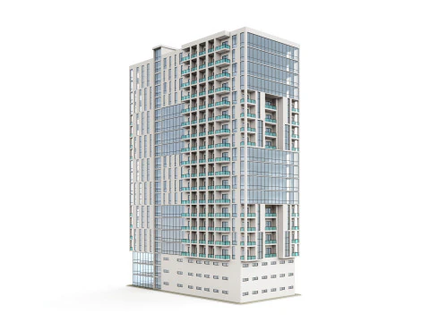Mixed Use Building5 3D Model