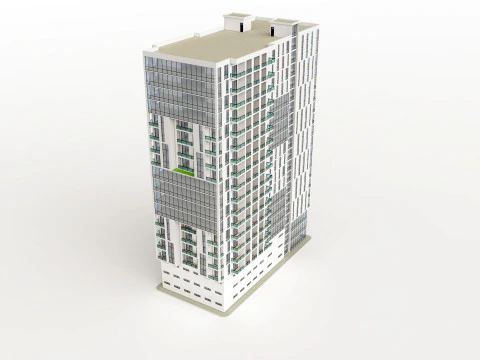 Mixed Use Building5 3D Model