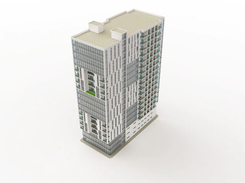 Mixed Use Building5 3D Model