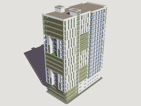 Mixed Use Building5 3D Model