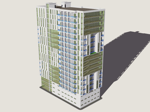 Багатофункціональний будинок 5 3D Модель